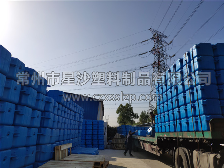 pe浮筒，pe系泊浮筒，u型摩托艇浮筒，u字型浮筒發(fā)貨-常州市星沙塑料制品有限公司廠家5